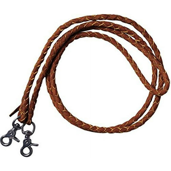 Leather Braided Roping Reins