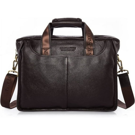 Leather Briefcase Handbag Messenger Business Bags for Men