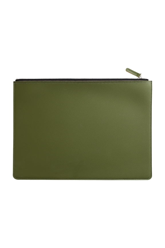 Leather Briefcase for Men and Women - Water-Resistant Document Bag with File Folder for Business and Travel