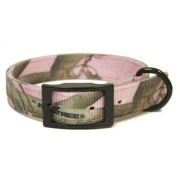Leather Brothers 1 x 19 in. Df Nylon Pink Camo Collar