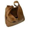thumbnail image 1 of Leather Bucket Bag,Leather Tote Bag,Leather Tote Bag,Women Retro Pu Leather Tote Bag Oversized Soft Shoulder Purse Large Capacity Bucket Bag Trendy Handcarry Vintage Style(Brown 13*12*4in), 1 of 7