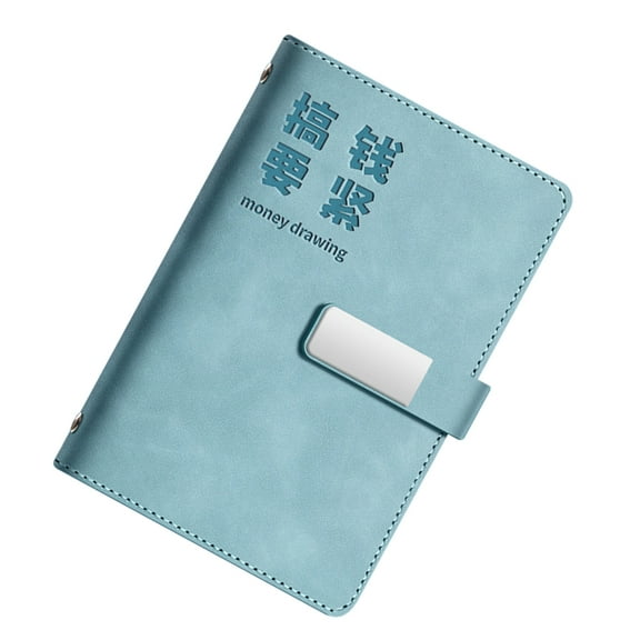 Leather Budget Planner Money Organiser Notebook with 90 Pages Budget Sheet