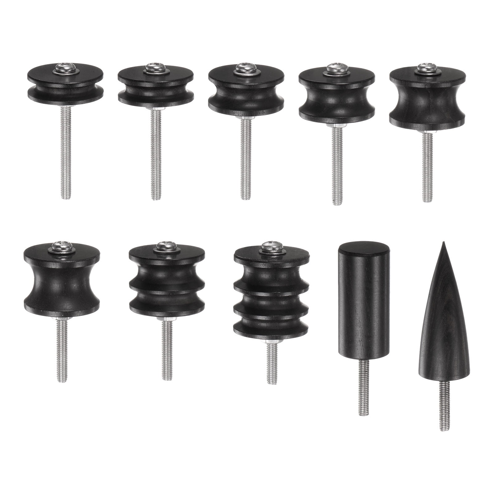 Leather Burnisher Bits 10 Type Leather Burnishing for Leather Working Craft