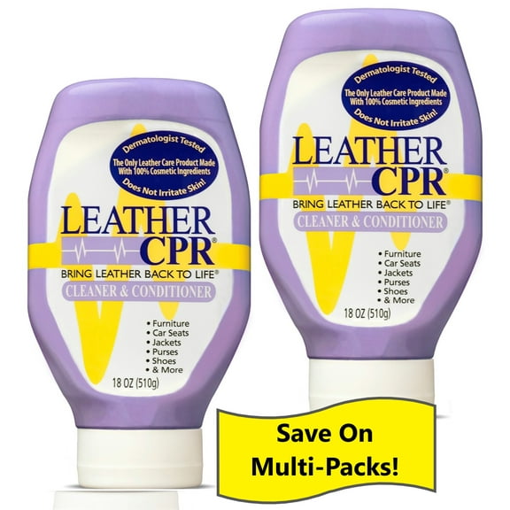 Leather CPR Cleaner & Conditioner 18oz Double Pack