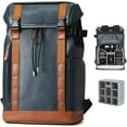 Best Waterproof Camera Backpack Leather Camera Backpack Bag - Waterproof Camera Bag With Removable