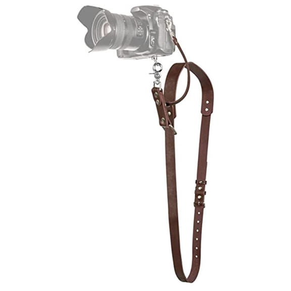 Leather Camera Strap for One Camera - Professional Single Leather Harness Shoulder Strap Quick Release Gear, Camera Accessories for Photography, Brownoniy Seat belt rope