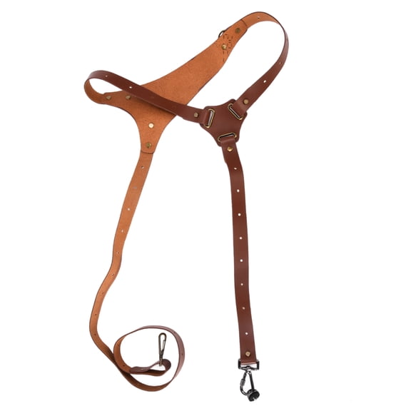 Leather Cameras Straps Single Shoulder Leather Harness Multi Camera Gear for Photographers,Right Shoulder