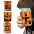 thumbnail image 1 of Leather Can Cooler for Men, Insulated Beer Can Holder for Fathers Day/Birthdays/Retirement, Personalised Dad Gifts From Daughter/Son with Temperature Retention Clearance Sales, 1 of 6