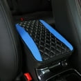 thumbnail image 1 of Leather Car Armrest Box Mat Universal, Soft Microfiber Center Console Cover with Non-Slip Sponge Backing, Protects Against Spills Scratches and Pet Claws for SUV Truck and Sedan Interiors, 1 of 8
