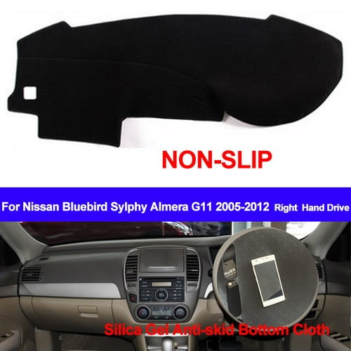 Leather Car Dash Mat Dashboard Cover For Nissan Bluebird Sylphy 2005-2009 - 2012