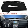 thumbnail image 1 of Leather Car Dashboard Protects Cover Dashboard Protects Mat Dash Cover for Toyota Prius 2010-2015 Black, 1 of 8