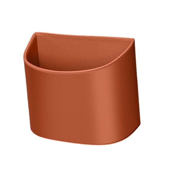 Leather Car Door Cup Holders - Hanging Storage Box for Trash and Essentials - Clip-On Design - Durable and Elegant Car Organizer