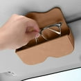 thumbnail image 1 of Leather Car Glasses Holder, Sun Visor Sunglasses Clip with Secure Grip, Multi-Functional Car Accessories, Space-Saving Organizer for Sunglasses, Easy Install Car Storage Box, 1 of 6