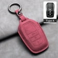 thumbnail image 1 of Leather Car Key Case Cover Keychain For Toyota CHR Hilux Fortuner Land Prius Cruiser 200 Camry Corolla Crown RAV4 Highlander, 1 of 10
