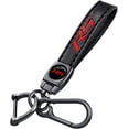 thumbnail image 1 of Leather Car Metal Key Chain Keyring Accessories Compatible with Chevy Camaro RS Cars Accessories, 1 of 8