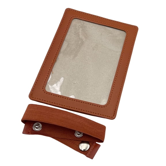 Leather Car Picture Holder Sunvisor Clip for Personalizing Photos Interior Decoration Family or Images