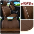 thumbnail image 1 of Leather Car Seat Covers,Car Seat Protector Waterproof,Seat Covers Full Set, Car Seat Protectors 5 Seats,Automotive Seat Covers Fit Most Cars, 1 of 7