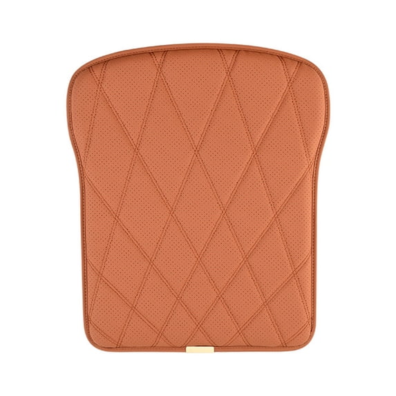 Leather Car Seat Cushion Breathable Pad, Perforated Seat Cover Non Slip Soft Support Cushion, Universal All Season Wear Resistant Comfortable Seat Cushion Car Seat Cushion