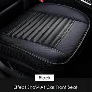 Car Seat Office Chair Bamboo Chip Cover Cushion ,Breathable Cool Black Mesh  With Strap Comfortable Ventilate Support Cushion Pad, Truck Driver Seat