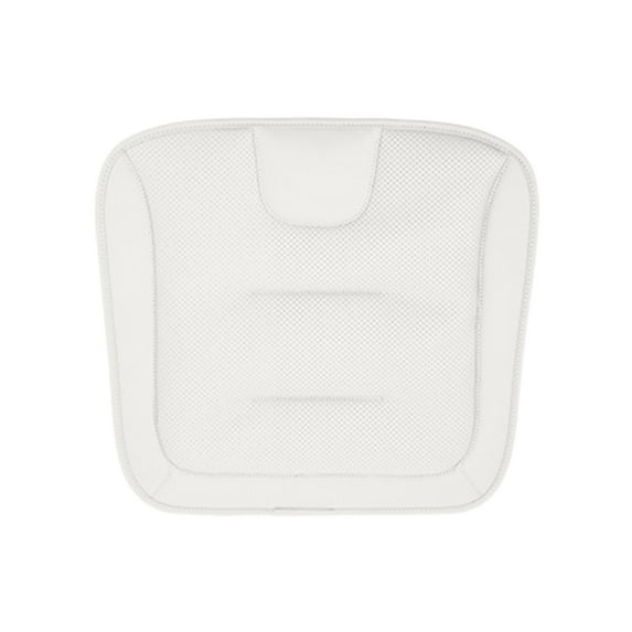 Leather Car Seat Cushion Universal All-Season Breathable Seat Cover with Sandwich Mesh & Punching Technology for Comfort Support 18.11x17.32 Inches