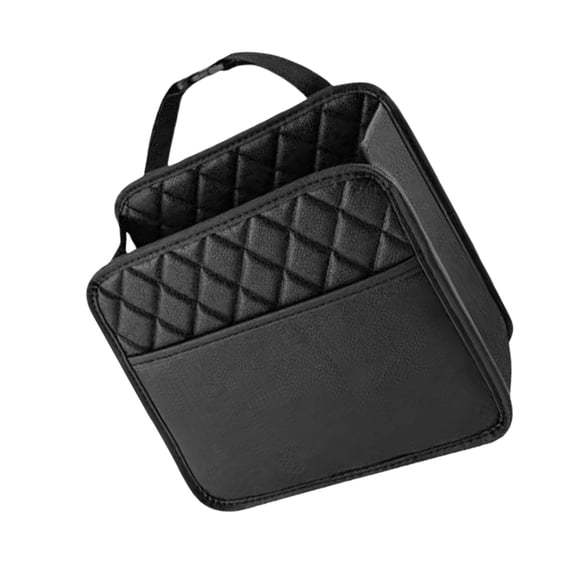 Leather Car Seating Back Storage Bag Keep Your Vehicle Neat And Organized With Multiple Compartments For Daily Commutes