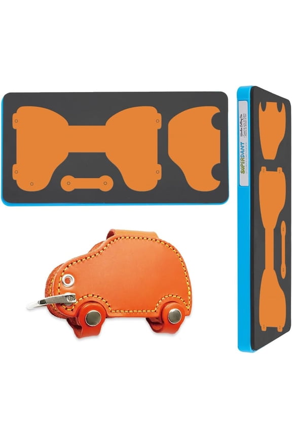 Leather Car Shape Keychain Cutting Dies Vehicle Key Ring Organizer Die Cutter Key Case Holder Wooden Die Cuts Key Hanging Pendant Leather Dies for DIY Art Crafts Car Keys Chain Dies DIY