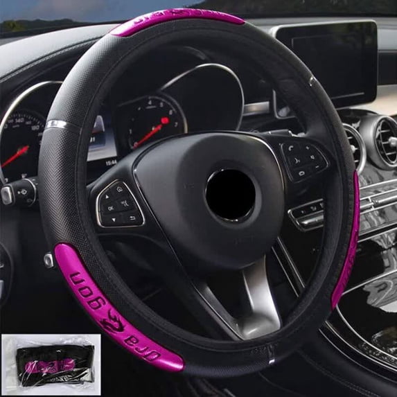 Leather Car Steering Wheel Cover Car-styling Sport Auto Steering Wheel Covers