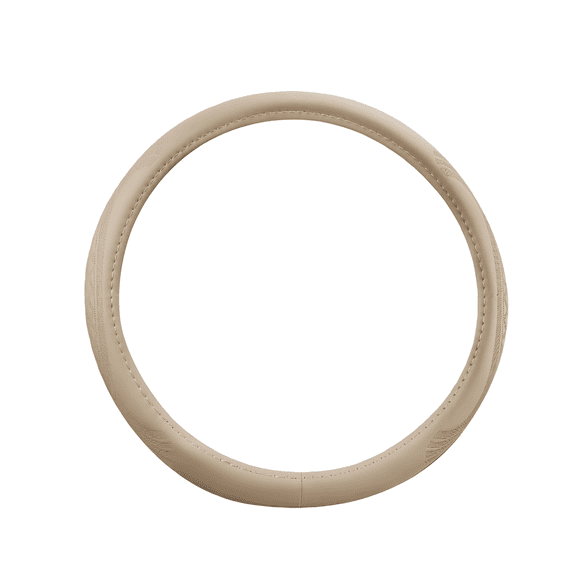 Leather Car Steering Wheel Cover, Non-Slip Car Wheel Cover Protector Breathable Microfiber Leather Universal Fit For Most Cars