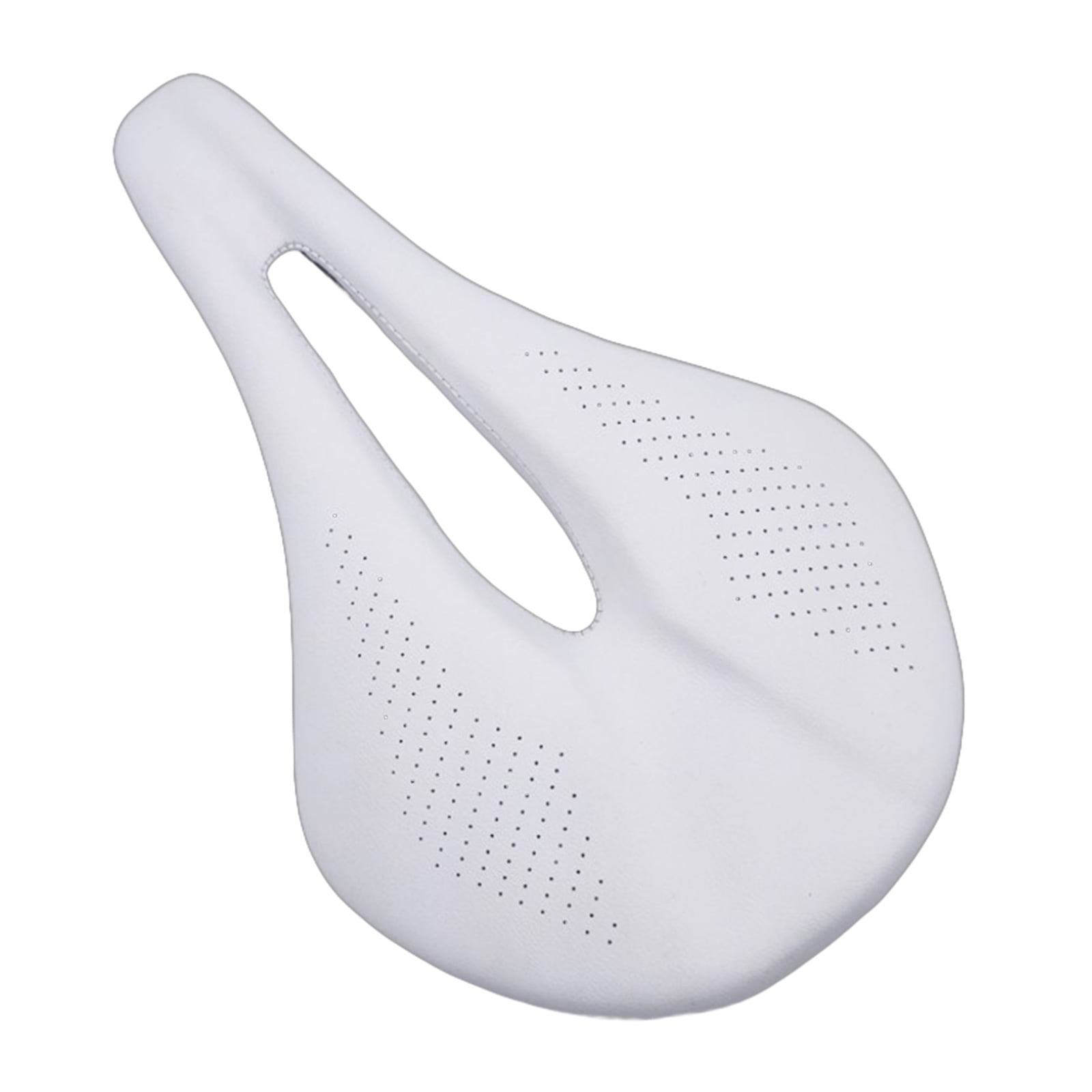 Leather Carbon Fiber Bike Seat Breathable Bike Saddle Cushion Shock ...