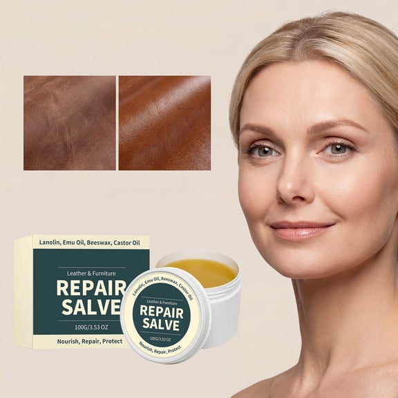 Leather Care and Repair Cream — Leather Care and Repair Cream, Deep Nourishing Conditioner with Scratch Repair, Waterproof Protection for Sofas Bags and Car Seats