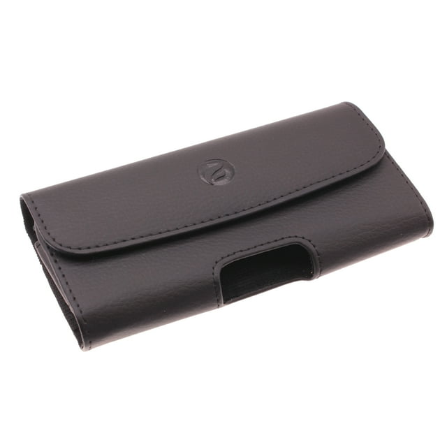 Leather Case Belt Clip for Galaxy S21 Phones - Holster Cover Pouch Loops Carry Protective Black Compatible With Samsung Galaxy S21