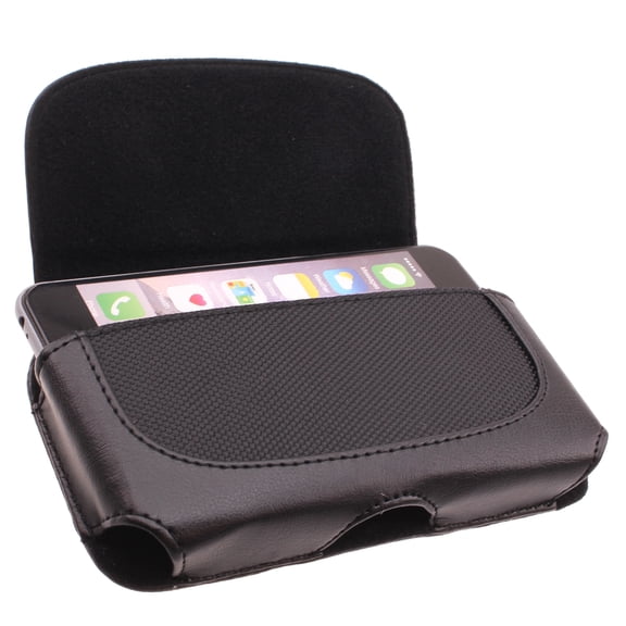 Leather Case Belt Clip for Google Pixel 4a Phones - Holster Cover Loops Pouch Carry for Google Pixel 4a Models