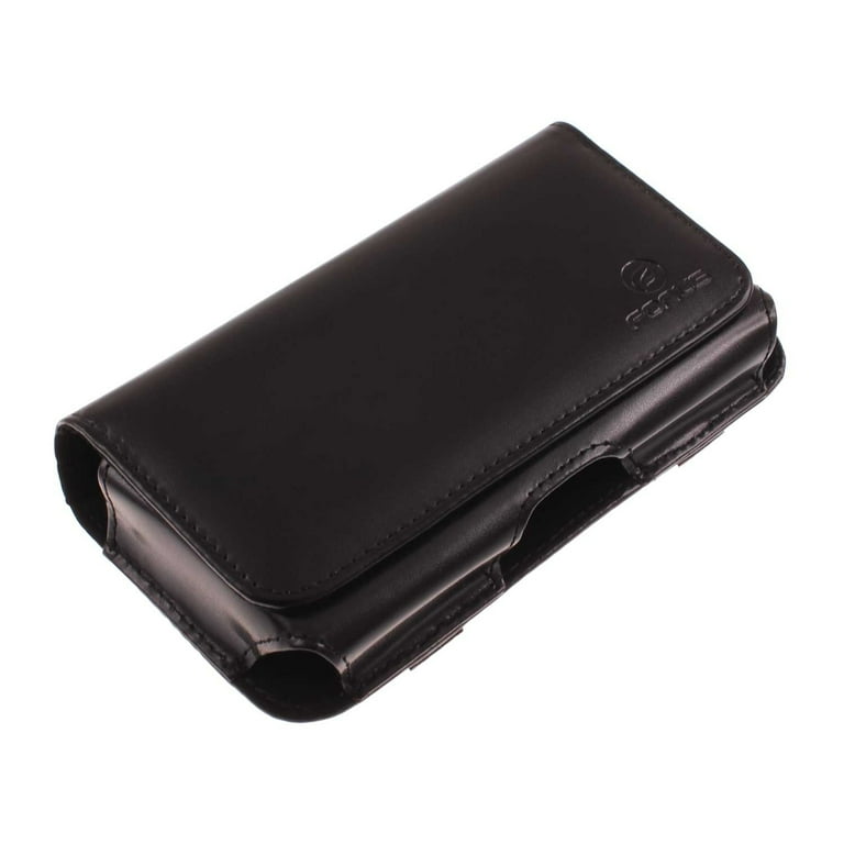 Leather Case Belt Clip for Jitterbug Smart3 Phone Swivel Holster Loops Cover Pouch Carry X5V Compatible With Lively Jitterbug Smart 3 Model