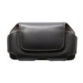 thumbnail image 1 of Leather Case Belt Clip for Kyocera DuraXV Extreme -- Holster Cover Pouch Carry Protective Black compatible with Kyocera DuraXV Extreme Flip Phone, 1 of 6