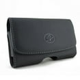 thumbnail image 1 of Leather Case Belt Clip for Samsung Galaxy A52 5G Phones - Swivel Holster Loops Cover Pouch Carry Protective Black G6P Compatible With Galaxy A52 5G, 1 of 6