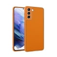 thumbnail image 1 of Leather Case Compatible with Samsung Galaxy S23 Plus Plating Anti-scratch Business Case-Orange, 1 of 6
