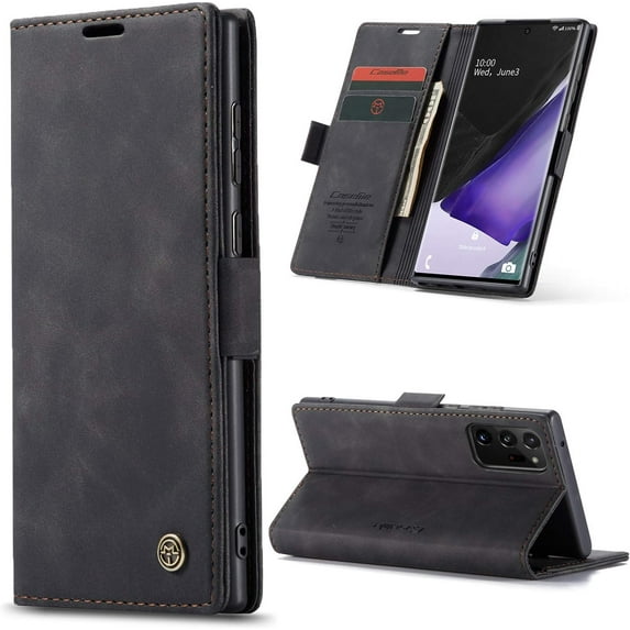 Leather Case For Samsung Galaxy Note 20 Ultra Case,Leather Wallet Case Classic Design with Card Slot and Magnetic Closure Flip Fold Case for Samsung Note 20 Ultra 5G