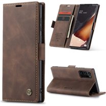 Leather Case For Samsung Galaxy Note 20 Ultra Case,Leather Wallet Case Classic Design with Card Slot and Magnetic Closure Flip Fold Case for Samsung Note 20 Ultra 5G