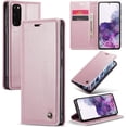 thumbnail image 1 of Leather Case for Samsung Galaxy S20FE Card Slot Folio Flip Wallet Case for Samsung Galaxy S20FE Premium PU Magnetic Kickstand Cover Soft TPU Inner Case Pink, 1 of 13