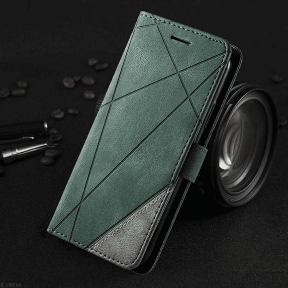 Leather Case For Samsung Galaxy S24 Ultra S24 Plus S24, Shockproof Flip Wallet Stand Matte Phone Case S23 FE S23Plus S23 Ultra S21 FE S22 S21 S20 Back Cover