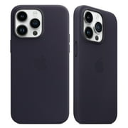 Leather Case for iPhone 14 Pro Leather Case with Magsafe Phone Protective Cover - Ink