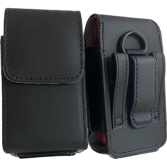 Leather Case with Belt Loops and Clip Compatible with Verizon Orbic Journey Pro Flip Phone