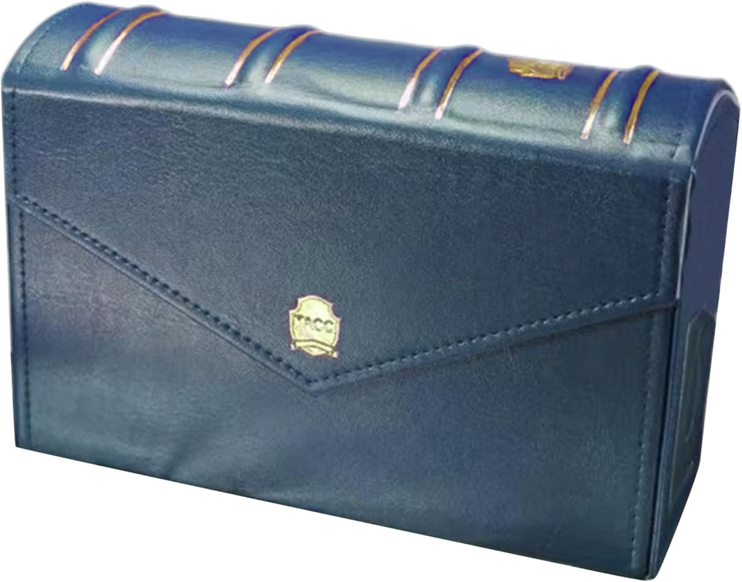 Leather Cash Collection Storage Box: PMG Graded Banknote Holder, Currency Banknotes Collecting Holder, Currency Organizer Protective Case for Trading Cards Stamps Tickets (Blue)