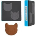 thumbnail image 1 of Leather Cat Bookmark Cutting Dies Cute Cat Corner Page Corner Die Cuts Tag Label Card Wooden Die Cutter DIY Leather Craft Animal Bookmarks for Women Kids Girl Bookworm Book Lovers Gift, 1 of 9