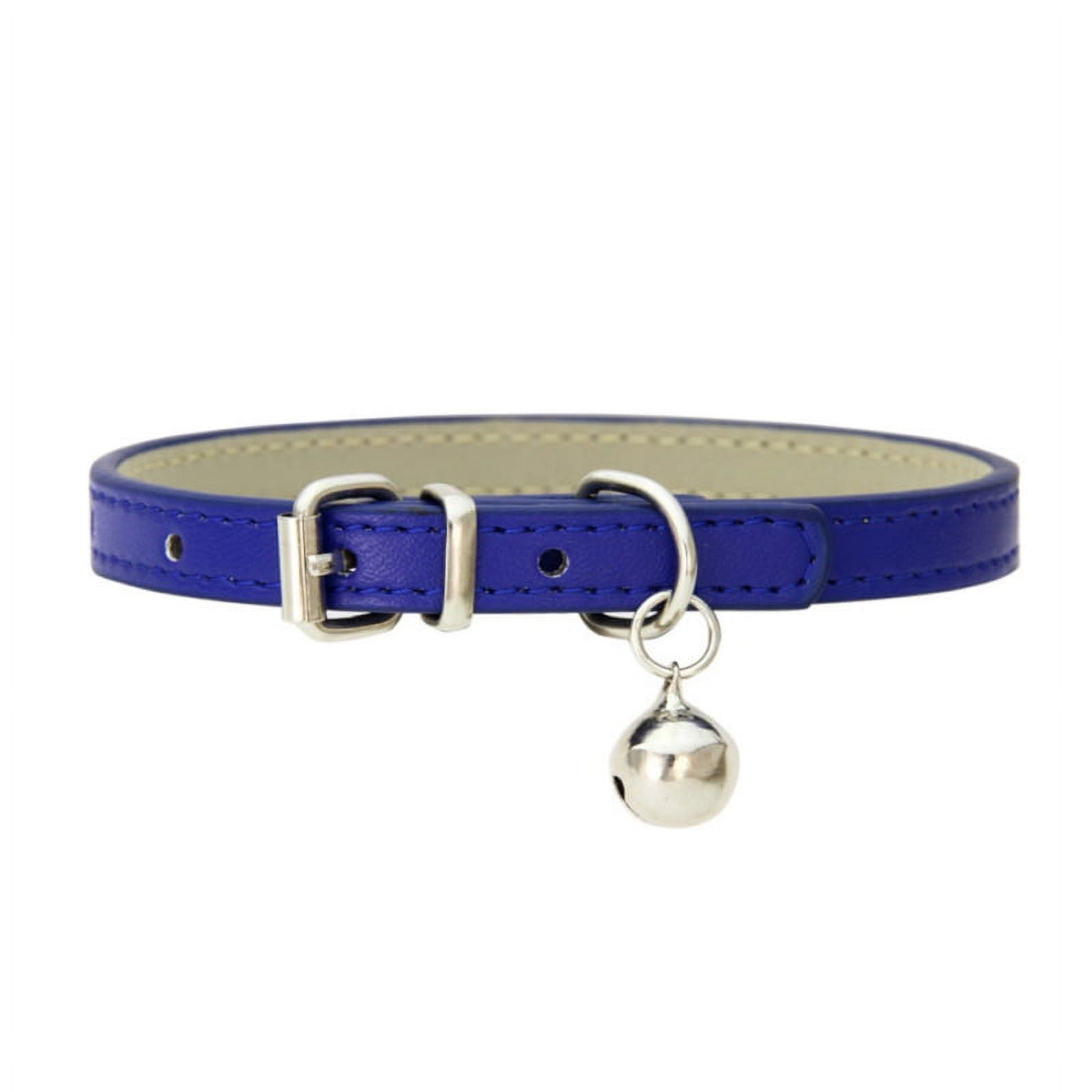 Leather Cat Collar with Bell Kitten Collar, Small and Big Cat Collar