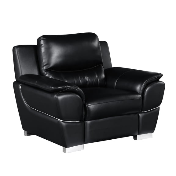 Leather Chair | Cozy Seating in Study | Kiln - dried Frame & High - density Foam | Solves Unstable Frame and Uncomfortable Cushion