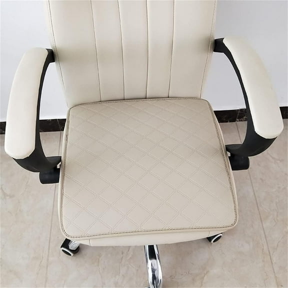 Leather Chair Cushions Office Computer Chair Boss Chair Pad Non-Slip Waterproof Dining Chair Cushion Car Sofa Leather Seat Cushion