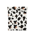 thumbnail image 1 of Leather Change Purse 4.3×3.9in Small Storage Bag Automatic Closure Anti-Stain Easy To Clean, Small And Convenient Simple Cow Print Pattern1_1, 1 of 8
