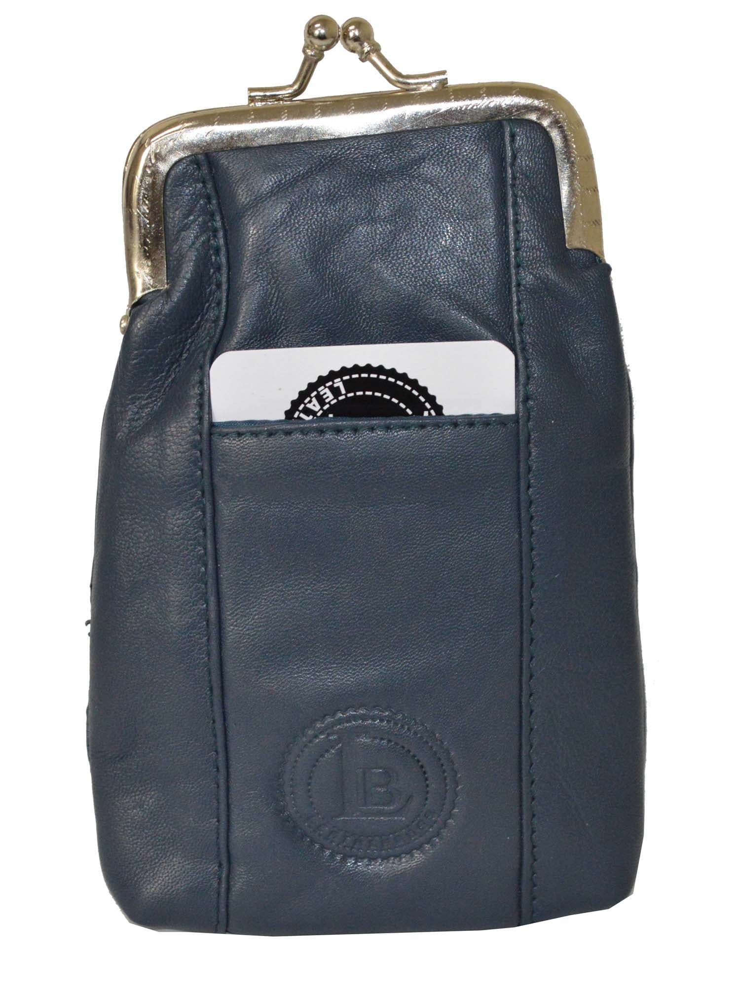 navy blue cigarettes Leather Cigarette Case Pack Holder Navy Blue Regular or 100's Lighter  Pocket by Leatherboss