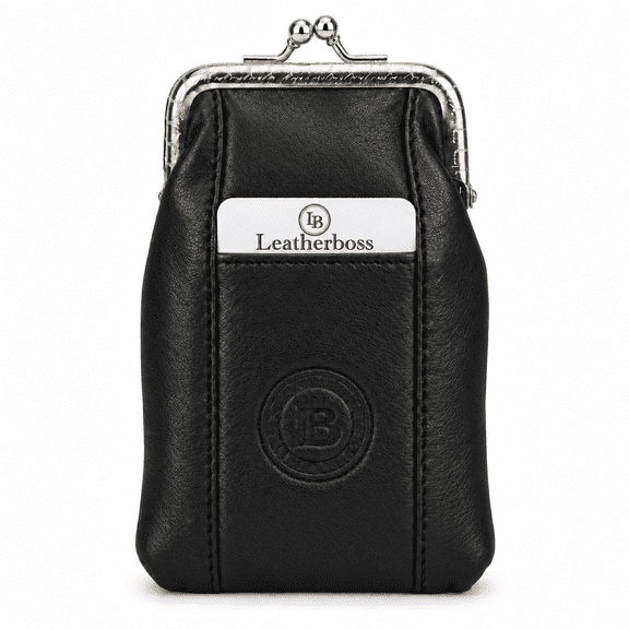 Leather Cigarette Case Pack Holder with Lighter Pocket by Leatherboss